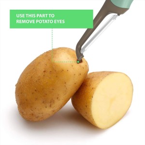 Premium 3-in-1 Vegetable Peeler Set - Sharp Stainless Steel Blades with Interchangeable Handle, Straight, Julienne & Wide Peelers – Space-Saving,Multifunctional Design for Effortless Kitchen Prep