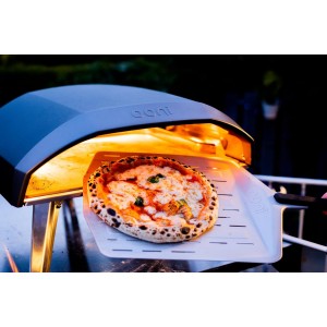 ooni 12” Perforated Pizza Peel – Aluminum Metal Pizza Peel 12 Inch, Pizza Spatula Paddle, Lightweight Pizza Turning Peel with Long Handle, Pizza Oven Accessories, Pizza Tools, Rectangle Pizza Turner