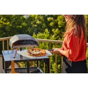 ooni 12” Perforated Pizza Peel – Aluminum Metal Pizza Peel 12 Inch, Pizza Spatula Paddle, Lightweight Pizza Turning Peel with Long Handle, Pizza Oven Accessories, Pizza Tools, Rectangle Pizza Turner