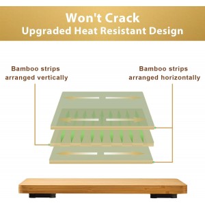 Cutting board Compatible with Breville BOV800XL/845BSS/860BSS Smart Oven Air Fryer, Accessories for Countertop Convection Oven, Heat Resistant Silicone Feet, Creates Storage Space, Protects Cabinets
