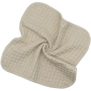 Microfiber Kitchen Cleaning Cloth Thick Dish Rags Waffle Weave Washcloths Dish Cloths Ultra Absorbent Odor Free 12inch X 12inch 6 Pack Khaki