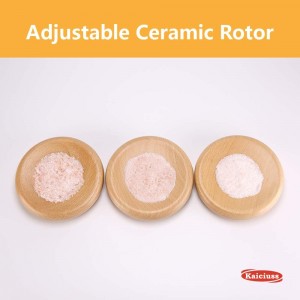 Salt Pepper Grinder Mill Arcylic,the Best Peppercorn Grinder with Adjustable Mill-Clear