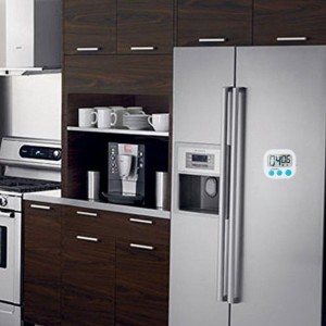 6 Pack Small Digital Kitchen Timer Magnetic Back and ON/Off Switch,Minute Second Count Up Countdown (Multicolored)