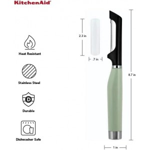 KitchenAid Gourmet Euro Peeler, 8.7-Inch, Pistachio