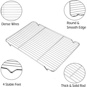 P&P CHEF Cooling Baking Rack Pack of 2, 16.6