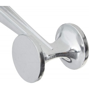 GoodCook 2 Sided Meat Tenderizer, Flat and Spiked, Strong, Sturdy Cast Aluminum Design, Silver