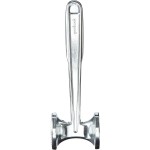 GoodCook 2 Sided Meat Tenderizer, Flat and Spiked, Strong, Sturdy Cast Aluminum Design, Silver