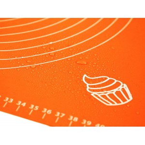 Silicone Baking Mat for Rolling Pastry Dough with Measurements, 19.7