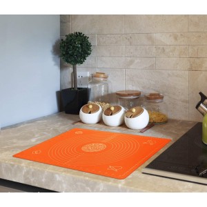 Silicone Baking Mat for Rolling Pastry Dough with Measurements, 19.7