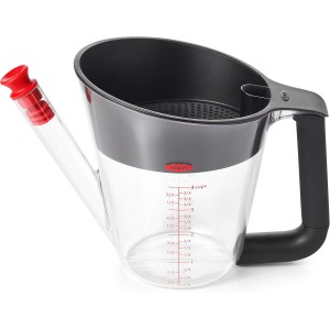 OXO Good Grips 4 Cup Fat Separator, Clea...