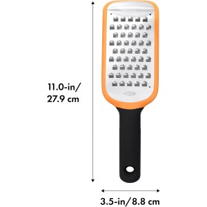 OXO Good Grips Etched Coarse Grater, Orange