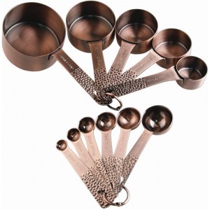 Smithcraft Copper Measuring Cups and Spo...