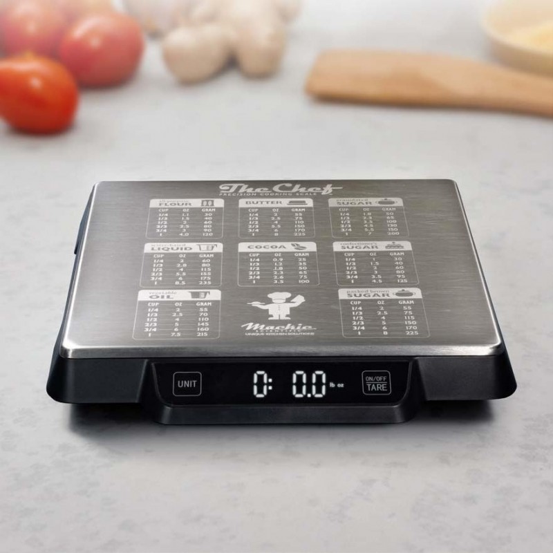 Heavy Duty Digital Kitchen/Food Scale – 33lb Capacity, 1g Accuracy, Perfect for Baking, Cooking & Meal Prep! Easy-to-Read with Large Containers. Bonus: Built in Baking Conversions! Restaurant Grade!