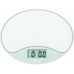 Taylor 11lb Slimline Digital Kitchen Food Scale, 11 Lb, White