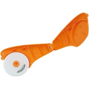 Peterson Housewares Ceramic Pizza Cutter - Orange Handle