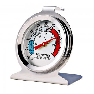 4 Pack Refrigerator Freezer Thermometer Large Dial Analog Thermometer