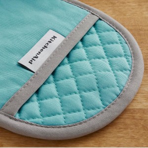 KitchenAid Asteroid Pot Holder 2-Pack Set, Aqua, 6.5