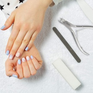 Professional Cuticle Trimmer Nail Cuticle Cutter Stainless Steel Cuticle Nippers with Sharp Blades Clippers Manicure Tools Double Spring for Nail Care Pedicure Nail Tool (Silver)