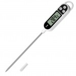 Digital Meat Food Thermometer for Cooking Kitchen BBQ, Probe Instant Read Thermometer with Long Probe for Candy Candle Milk Yogurt Deep Fry Roast Baking Temperature