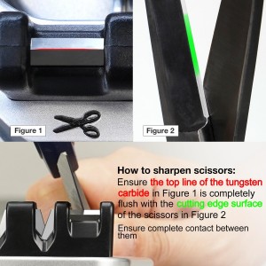 SHARPAL 191H Knife Scissors Sharpener | Repairs, Restores & Sharpens Straight, Serrated & Kitchen Knives – Versatile Sharpening Tool for Blades