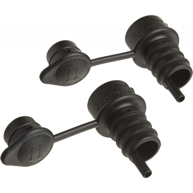 Haley's Corker 5-in-1 Wine Aerator, Stopper, Pourer, Filter and Re-Corker, 2 Pack
