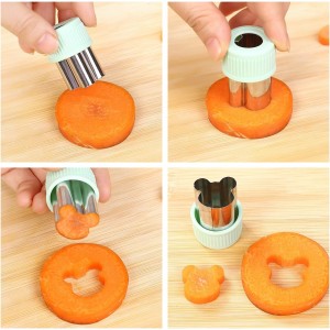 Vegetable Cutter Shapes Set Mini Sizes Cookie Cutters Set Fruit Cookie Pastry Stamps Mold