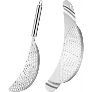 Boao 2 Pieces Pot Strainer with Handle S...