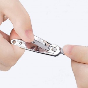 2 PCS Metal Slanted Edge Nail Cutting Clippers Pedicure Manicure Tool Slanted Tip Cuticle Nail Clipper Cutter Nail Clipper Cutter Pedicure Manicure Tool