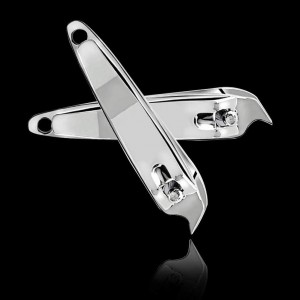 2 PCS Metal Slanted Edge Nail Cutting Clippers Pedicure Manicure Tool Slanted Tip Cuticle Nail Clipper Cutter Nail Clipper Cutter Pedicure Manicure Tool