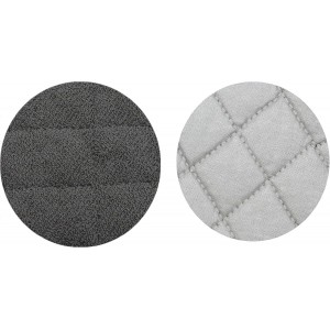 Cotton Pot Holders Cotton Made Machine Washable Heat Resistant Everyday Kitchen Basic Terry Pot Holder, Hot Pads, Trivet for Cooking and Baking Set of 4 (Grey)