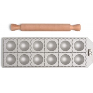 MARCATO Made in Italy 12 Large Round Agnolotti Ravioli Mold