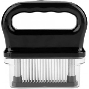 Meat Tenderizer Tool with 48 Stainless Steel Ultra Sharp Needle Blade Tenderizer for Tenderizing Steak, Beef with Cleaning Brush,Baking Kitchen Accessories