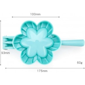 Ravioli Maker Set, VolksRose 3 Pack Plastic Pierogi Dumpling Maker Wrapper Pastry Dough Press Pie Empanada Press Mould Pastry Crimpers, Pelmeni Dumplings Kitchen Cooking DIY Tool, Flower Shape, S M L