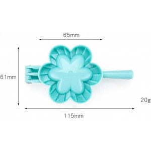 Ravioli Maker Set, VolksRose 3 Pack Plastic Pierogi Dumpling Maker Wrapper Pastry Dough Press Pie Empanada Press Mould Pastry Crimpers, Pelmeni Dumplings Kitchen Cooking DIY Tool, Flower Shape, S M L