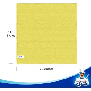 MR.SIGA Microfiber Cleaning Cloth, All-Purpose Cleaning Towels, Pack of 50, Size 11.8 x 11.8 in