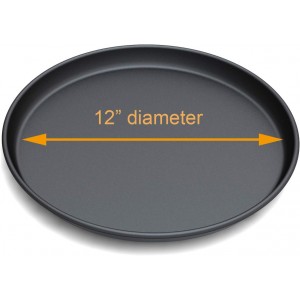 MACONEE 12inch Universal Microwave Crisper Pan/Microwave Cookware Crispy Plate Fry Pan, Microwave Cooker for Reheat Frozen Pizza, Chicken Nuggets French Toast with Crisp Effect!