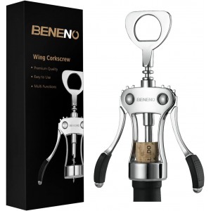 Beneno Wine Opener, Zinc Alloy Premium W...