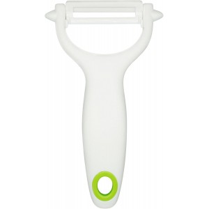 Ceramic Y Peeler - Great for Vegetables, Fruit, and Potatoes, Blade Protector Included, Dishwasher Safe | by Lynn & Riley