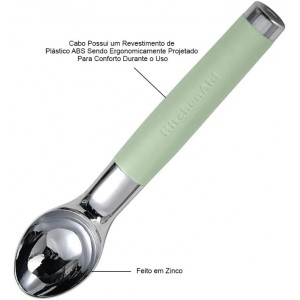 KitchenAid Classic Ice Cream Scoop, 8.6 inches, Pistachio