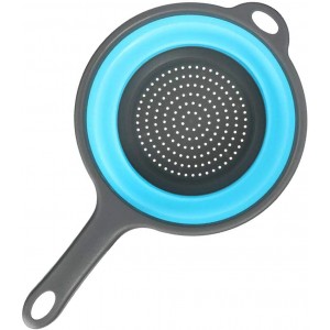Kitchen Foldable Silicone Strainer Colan...