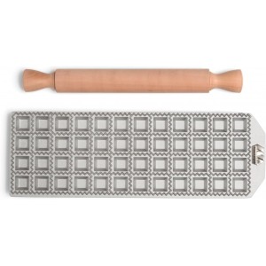 MARCATO Made in Italy 48 Small Square Ravioli Mold