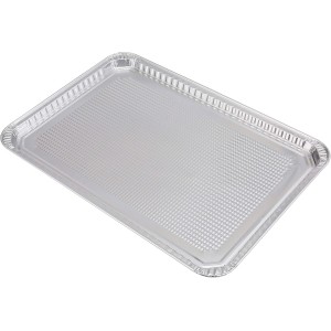 Glad Disposable Bakeware Aluminum Rectangular Cookie Sheets for Baking and Roasting, 12 Count-16