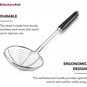 KitchenAid KE010OHOBA Classic Stainless Steel Asian Strainer