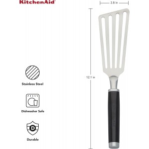 KitchenAid - KE024OHOBA KitchenAid Classic Flex Turner, One Size, Black 2