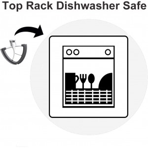 Flex Edge Beater for KitchenAid Mixer, 4.5-5 Quart for KitchenAid Mixer Attachments, Fits Tilt-Head for Kitchen Aid Paddle with Scraper for Kitchen Aid Accessories and Attachments by HOZODO