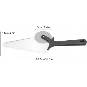 Pizza Spatula Stainless Steel Pizza Peel Multifunctional 2-in1 Pizza Cutter Shovel Professional Pastry Server Baking Tool