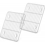 E-far Small Baking Rack Set of 2, Stainless Steel Metal Roasting Cooking Racks, Size – 8.6