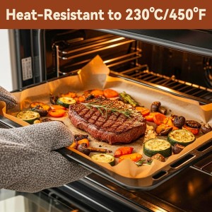 200 Pcs Parchment Paper Sheets, 12 x 16 Inch, Precut Non-Stick Parchment Sheets for Baking, Cooking, Grilling, Air Fryer and Steaming - Unbleached, Fit for Half Sheet Pans