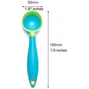 Ice Cream Scoop, 2PCS Nonstick Anti-Freeze Food grade PPR + rubber Ice Cream Scooper with the Hung Hole Design, Comfortable Handle, Dishwasher Safe,Ice Cream Scoops,