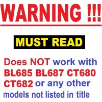 64oz (8 Cup) Food Processor Bowl Locking Lid Blade Kit ONLY for Ninja BL640 BL641 BL642 BN750 BN751 BN800 BN801 BN805A BL910 Blender - MUST READ Details, NO EXCEPTION